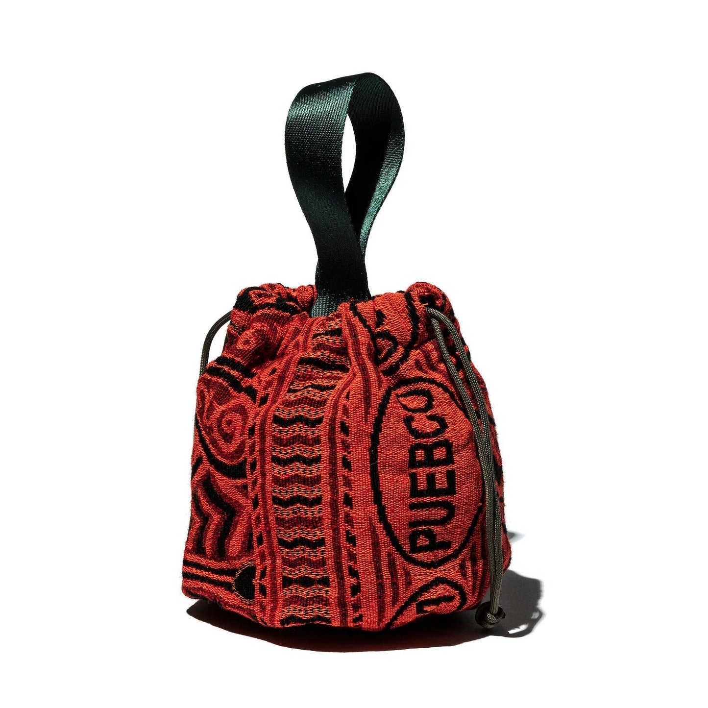 Jacquard Fabric Drawstring Bag