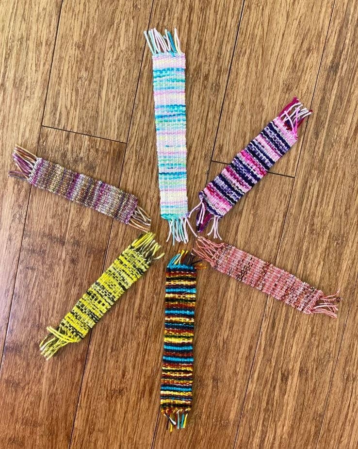 Bookmark/Bracelet Loom kit Small Loom, craft kit weaving by A Needle Runs Through It