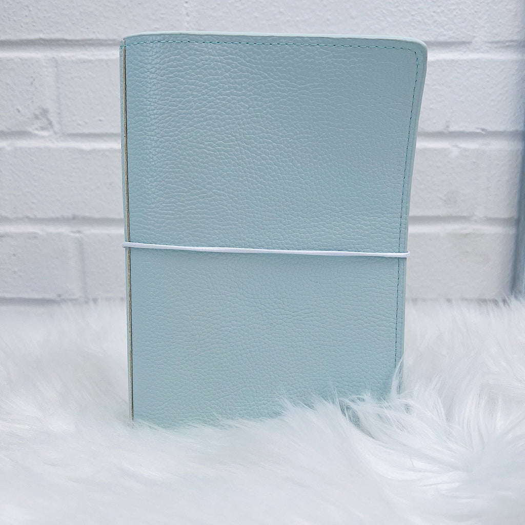 Pastel Mint BEE-6 Traveler's Notebook | Fits 5"x7" Inserts + Notebooks by The HoneyBShop