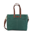 Bolsa tote Essential, Waxed Hunter Green de MAIKA
