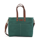 Bolsa tote Essential, Waxed Hunter Green de MAIKA