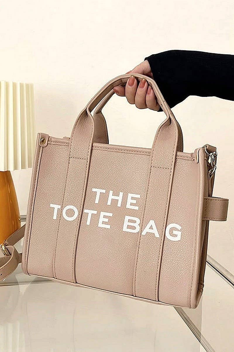 The Tote Bag w/ Shoulder Strap: FUCHSIA