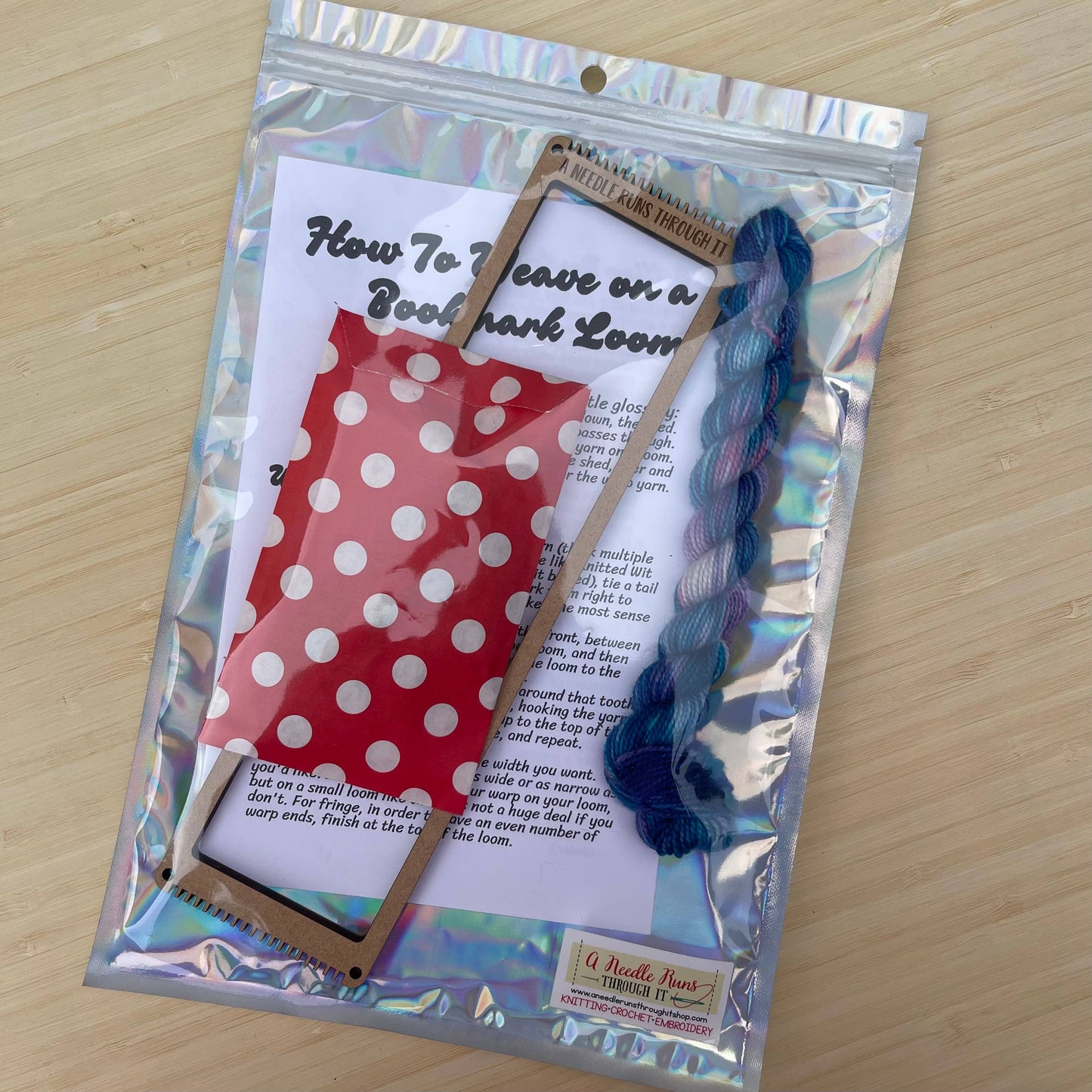 Bookmark/Bracelet Loom kit Small Loom, craft kit weaving