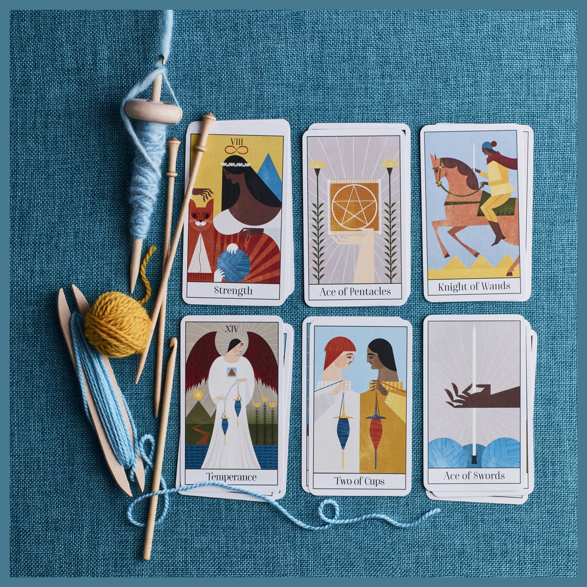 Yarn Tarot: For Crocheters, Knitters, Spinners, and Weavers by Mixed Media Resources LLC