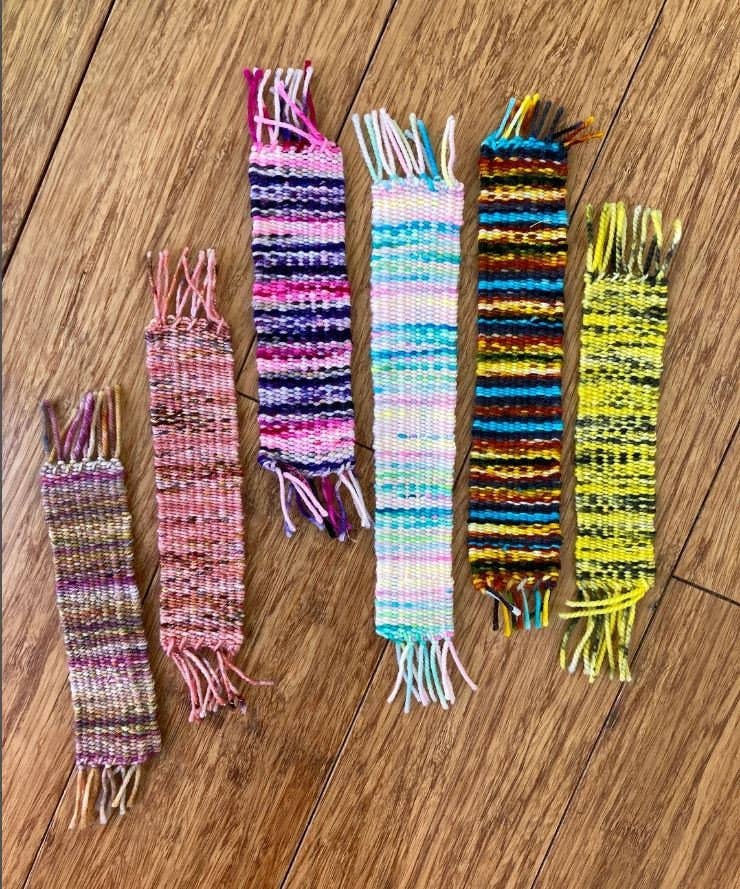 Bookmark/Bracelet Loom kit Small Loom, craft kit weaving by A Needle Runs Through It