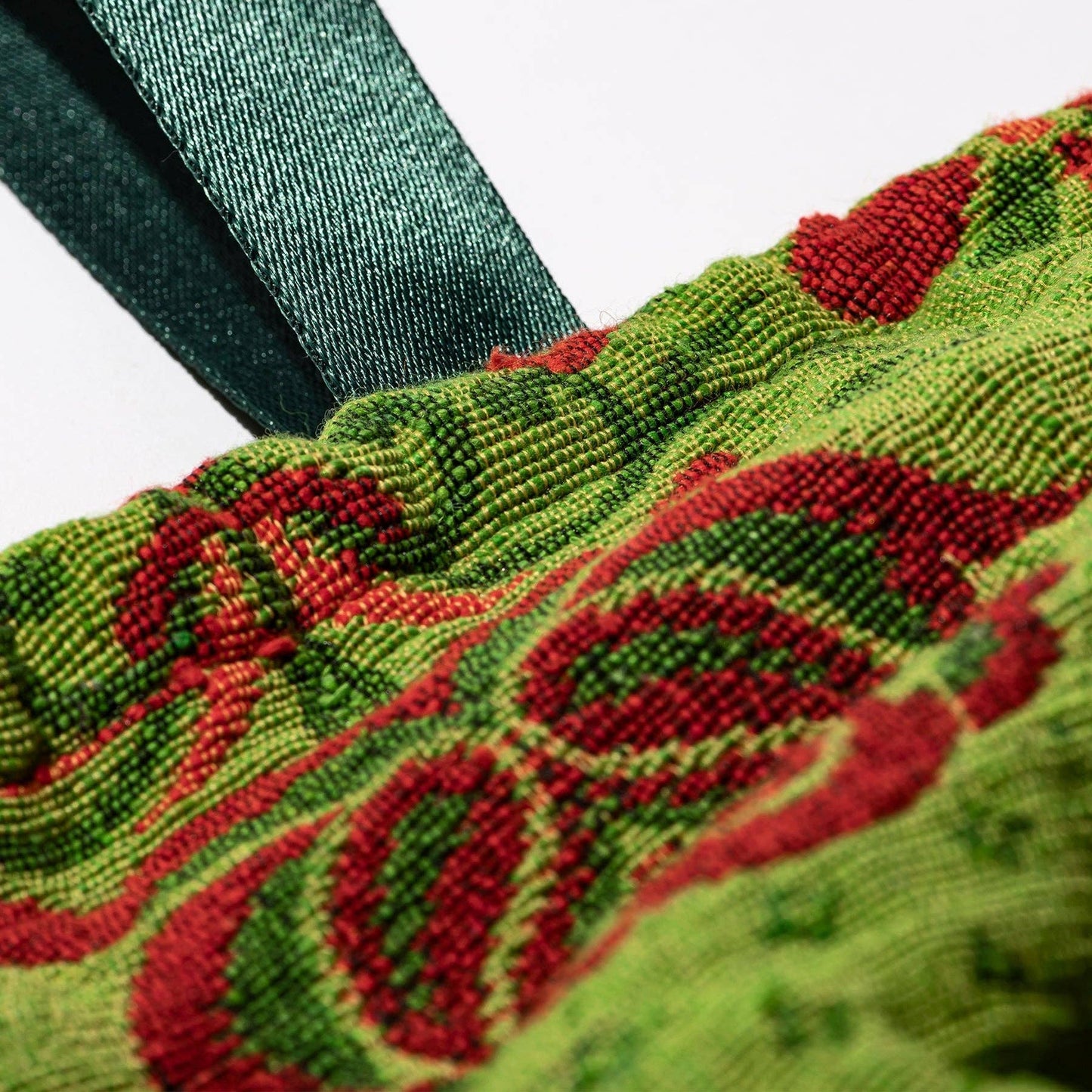 Jacquard Fabric Drawstring Bag