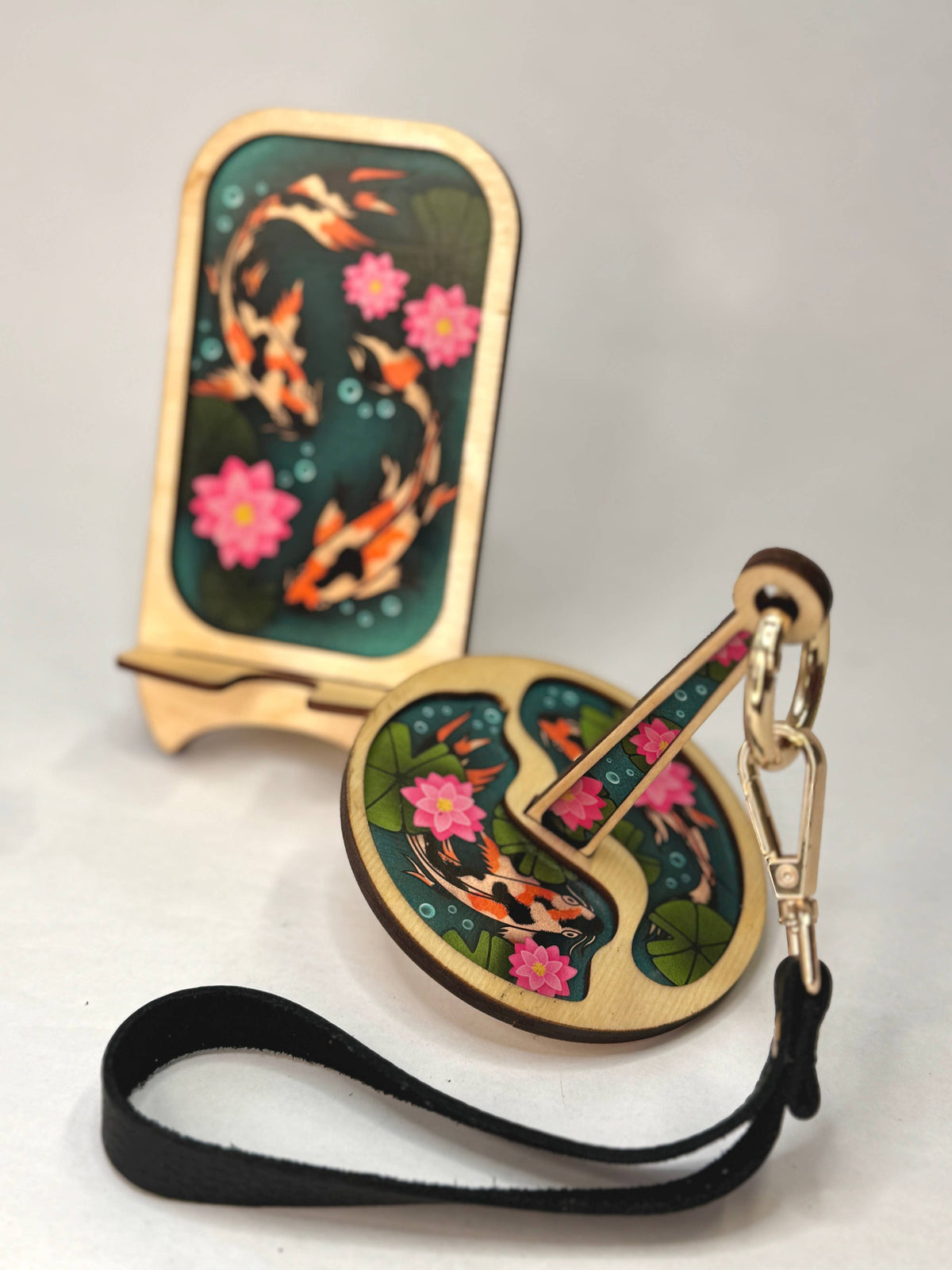 Soporte para teléfono Flow de Lemonwood