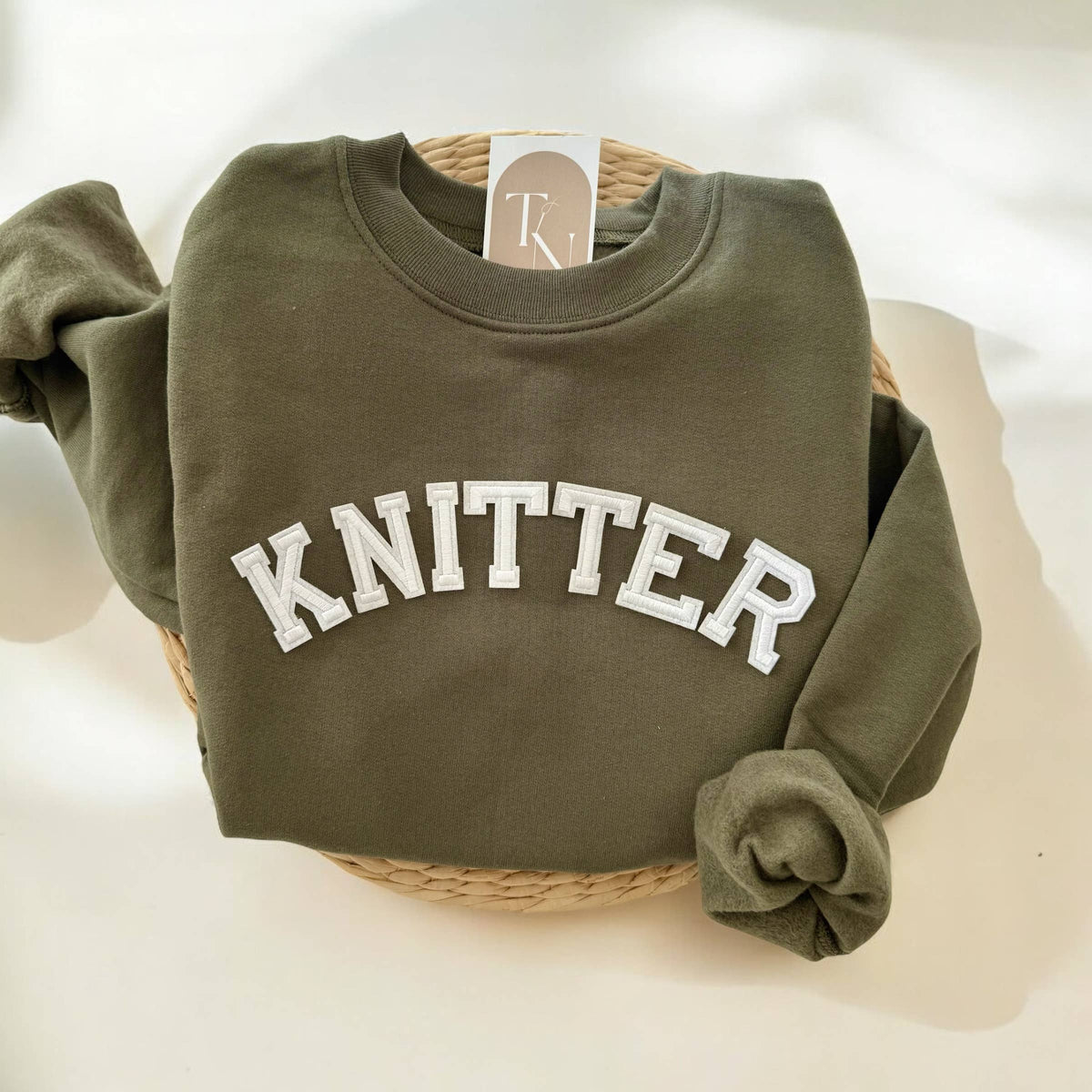 KNITTER Sweatshirt, Knitting Sweater by Threads And Needles, INC.