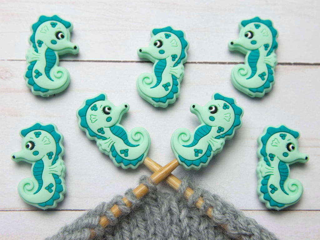 Seahorse | Protectores de puntas Stitch Stoppers de Fox & Pine Stitches
