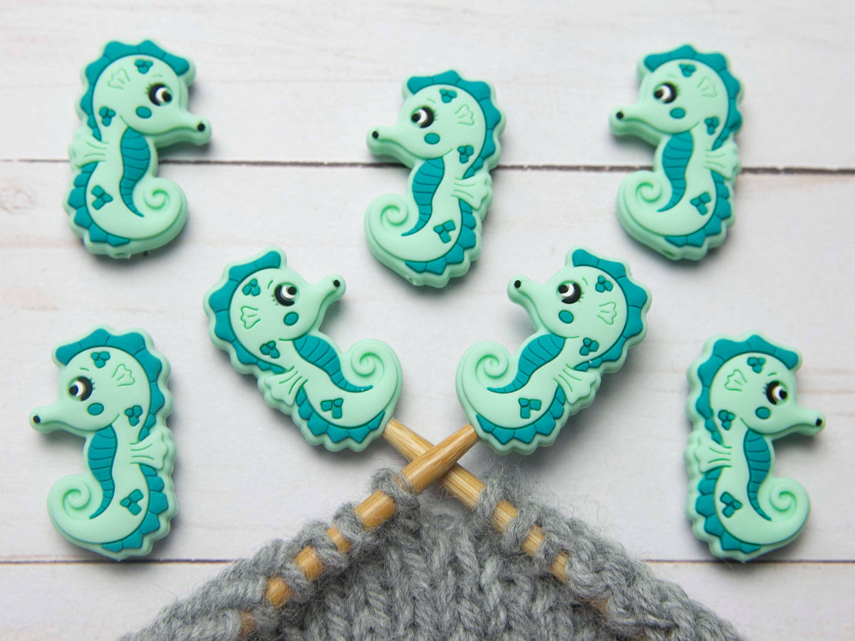 Seahorse | Protectores de puntas Stitch Stoppers de Fox & Pine Stitches