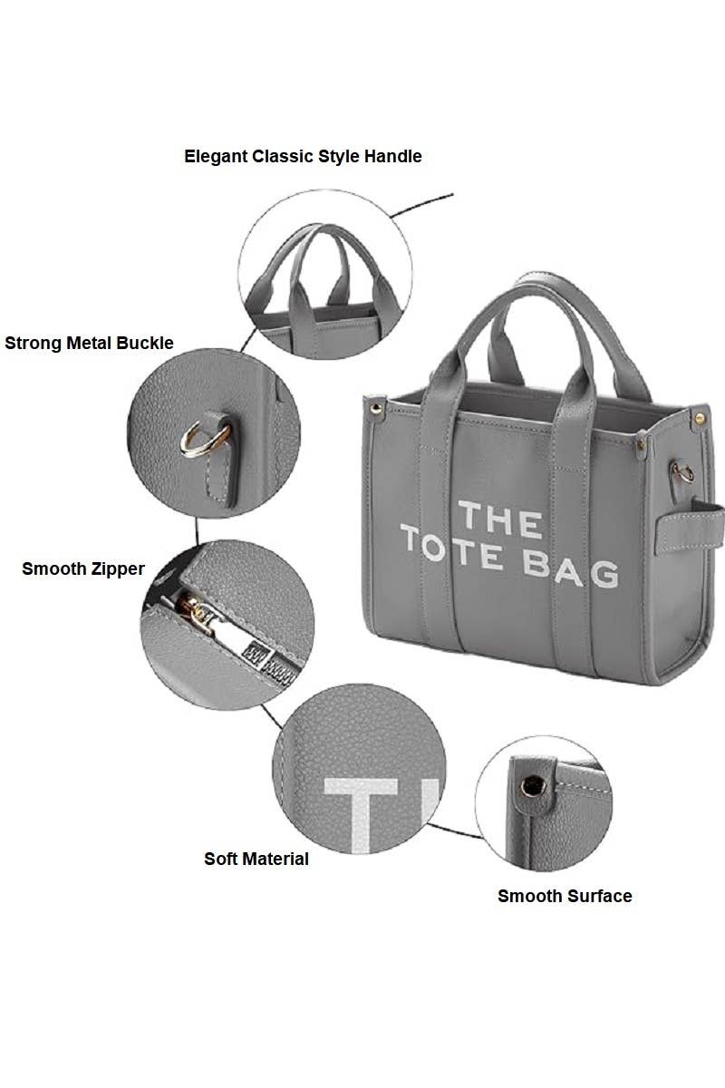 The Tote Bag w/ Shoulder Strap: WHITE