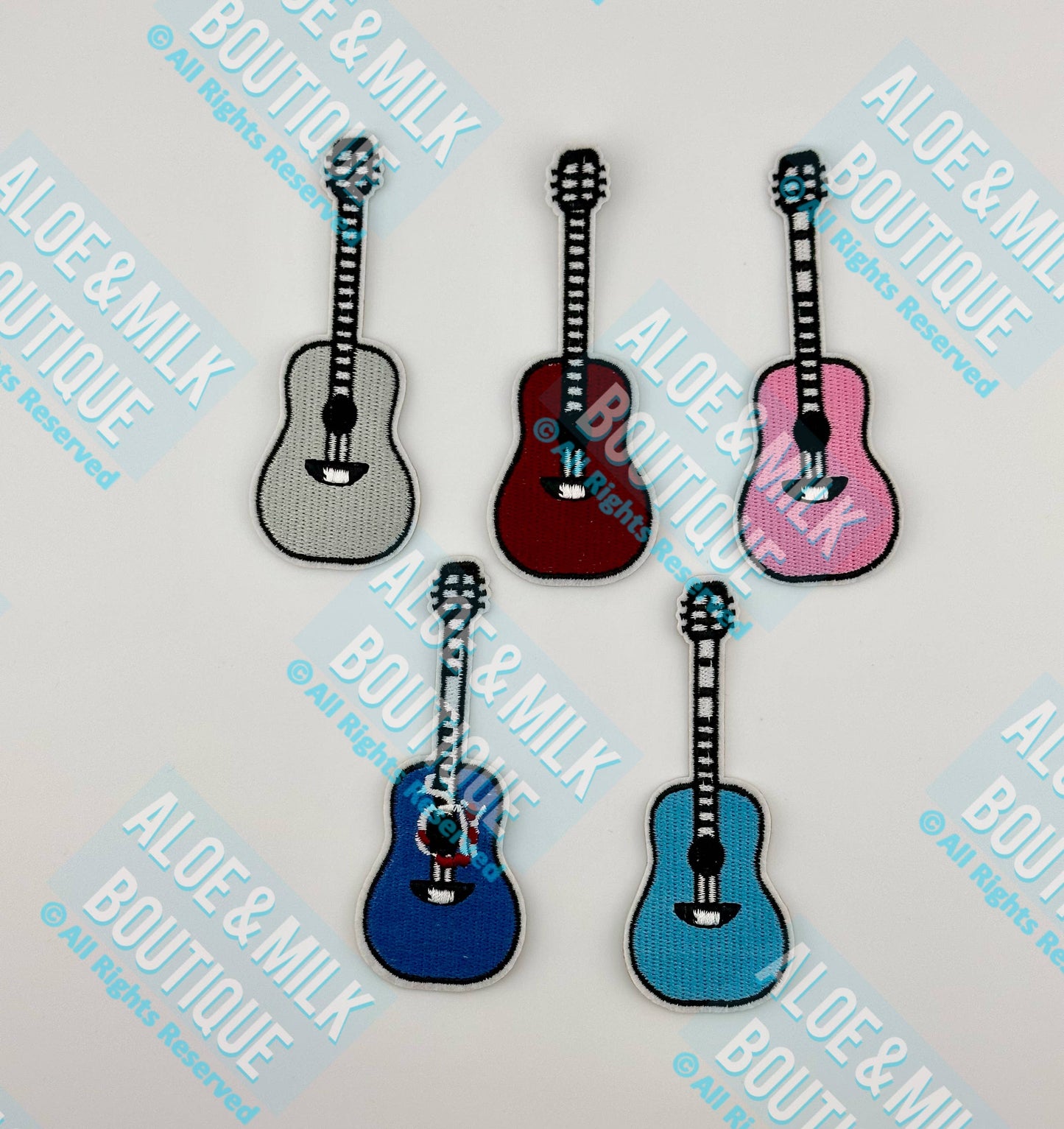 Guitar patch, music patches, electric guitars, nashville, : Pink