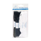 Hilo para bordar, 8 colores surtidos (3 opciones disponibles): Black & White de Angels Craft