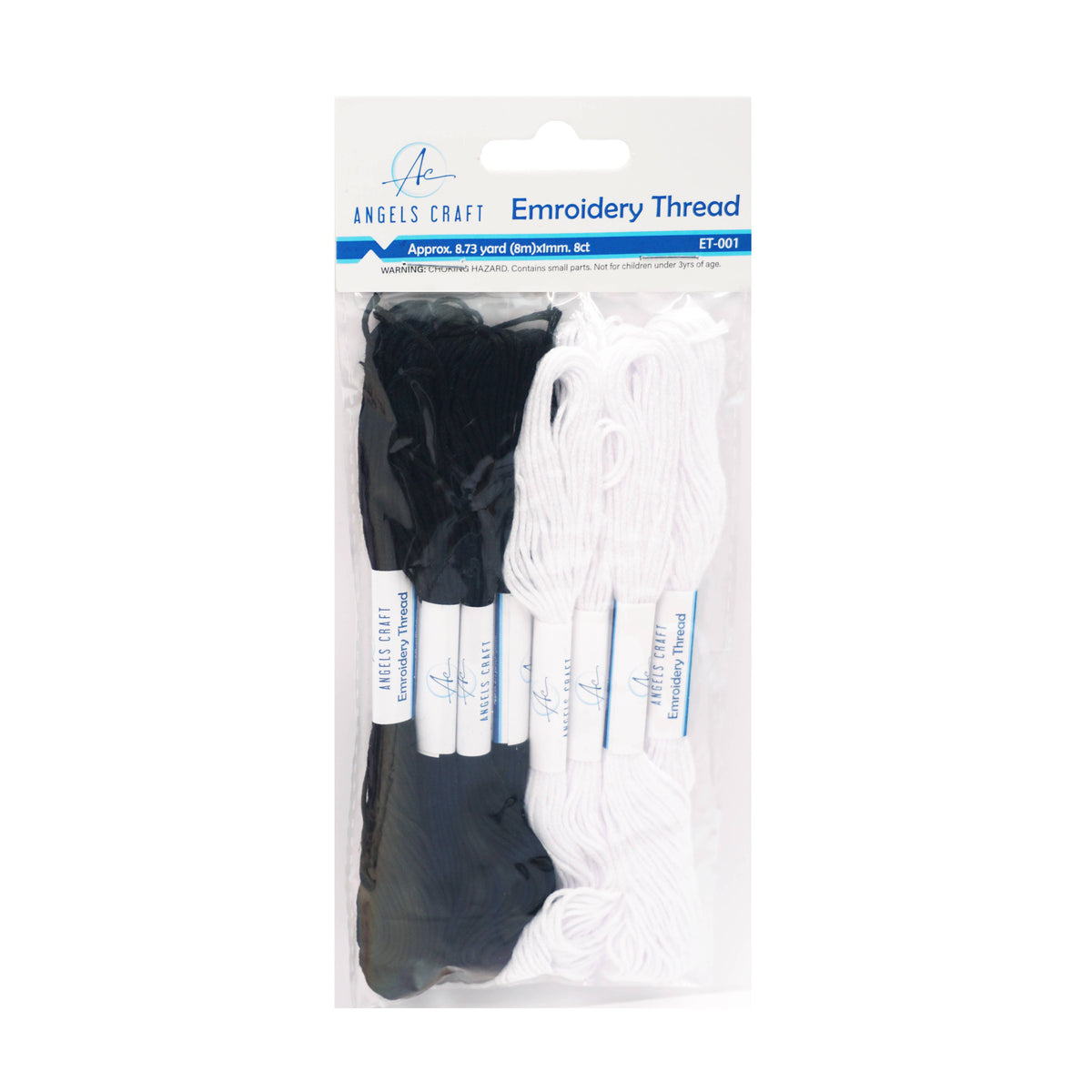 Embroidery Thread, 8-ct Asstd. Colors (3 options available): Primary Colors by Angels Craft