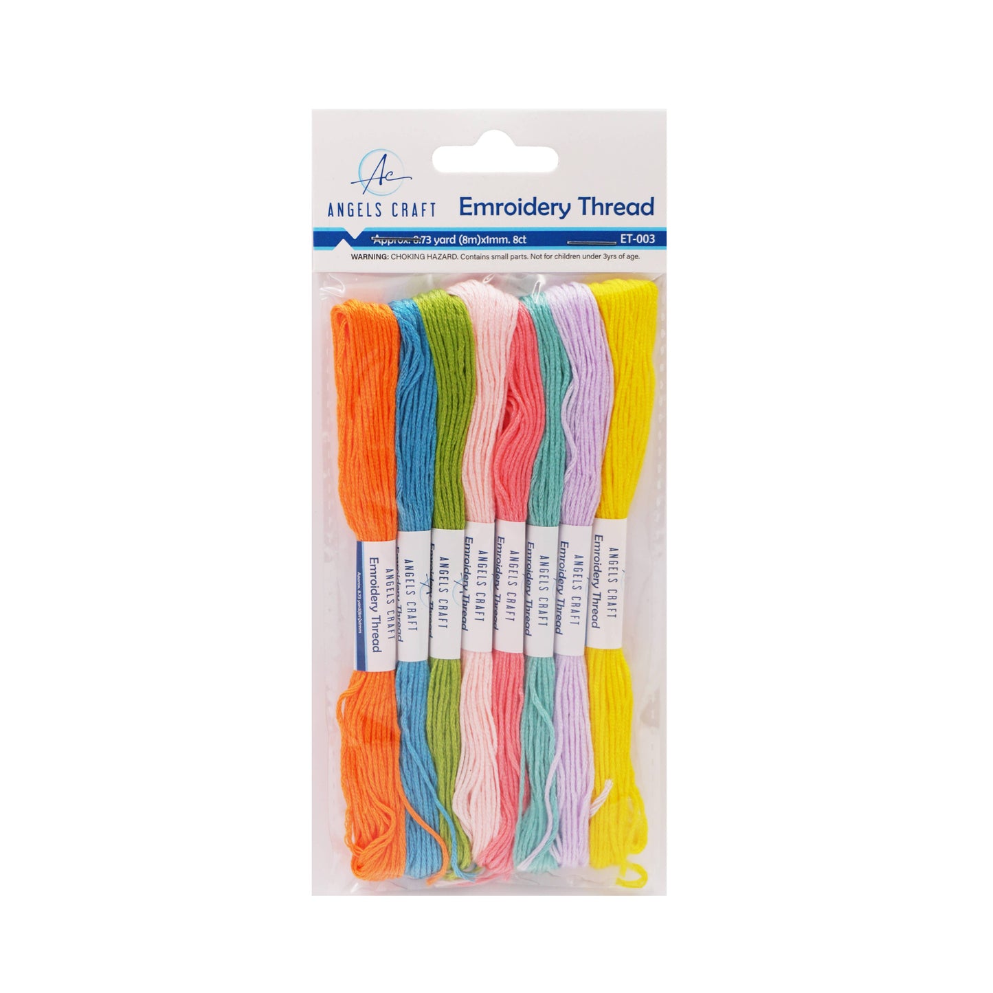 Embroidery Thread, 8-ct Asstd. Colors (3 options available): Primary Colors