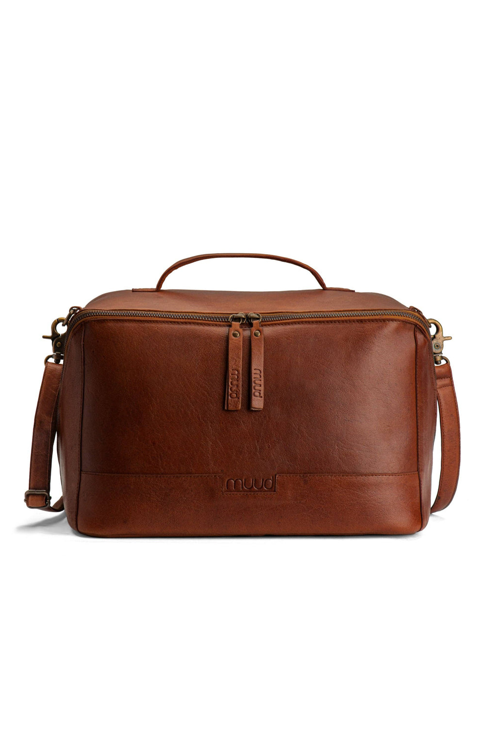Bolsa para proyectos Cleo XL: Rich Brown / Talla única de Muud