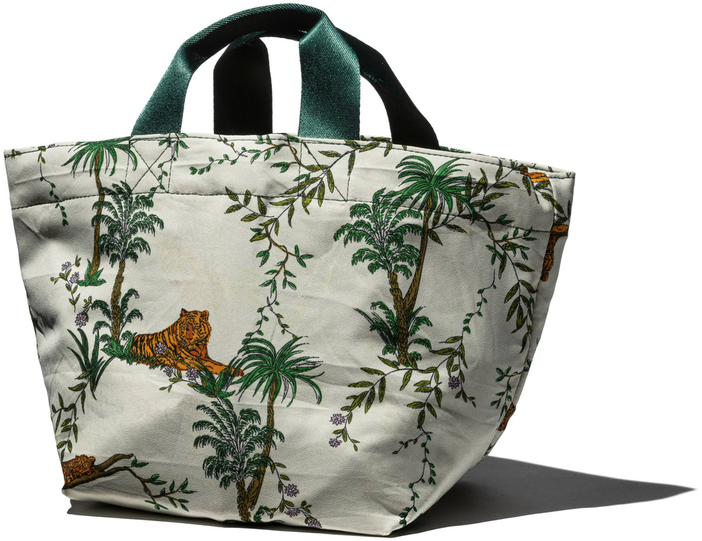 Bolsa de tela de tienda de campaña vintage estampada: Jungle de Puebco