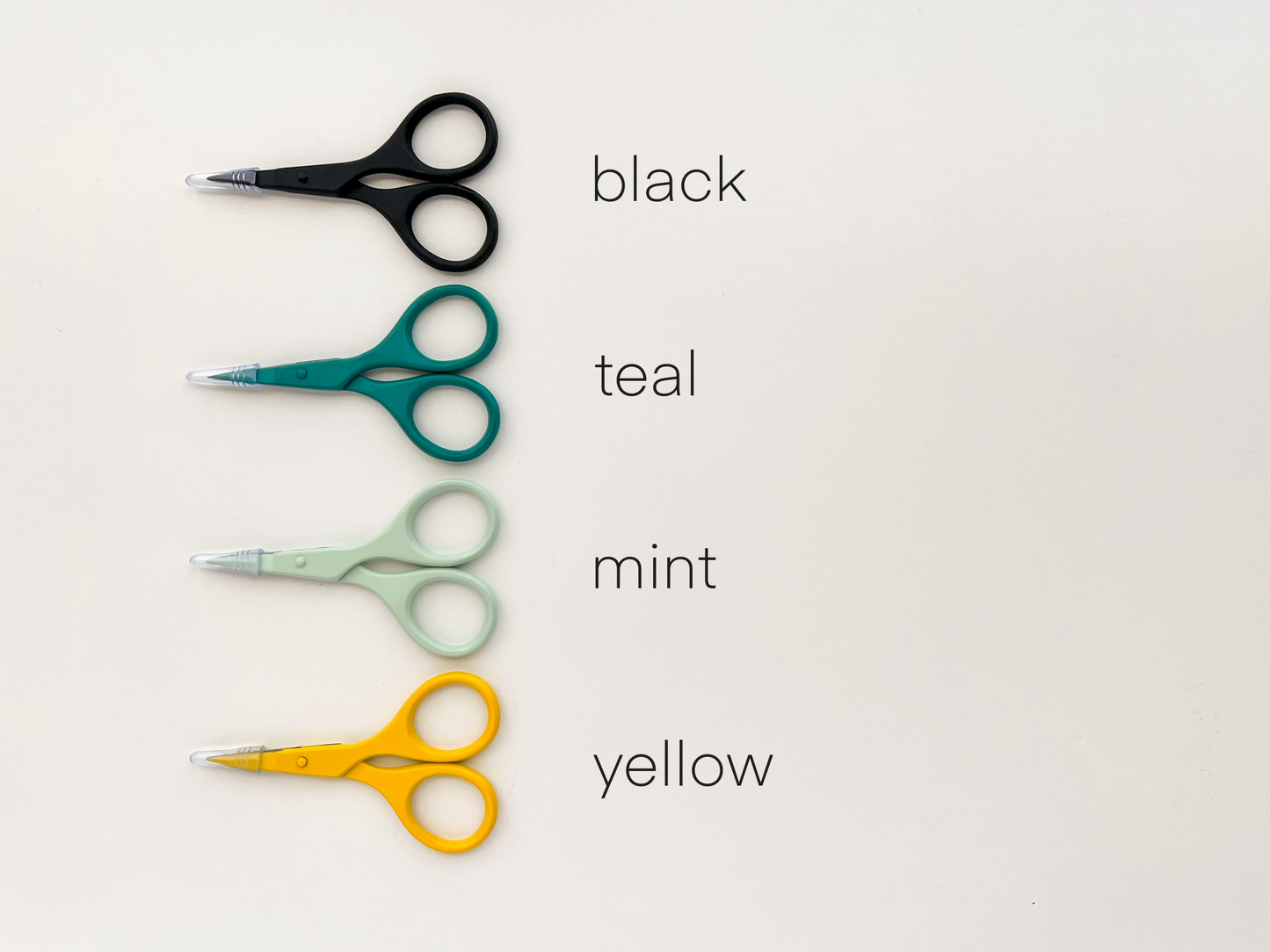 Small needlecraft scissors, tiny embroidery scissors: Mint
