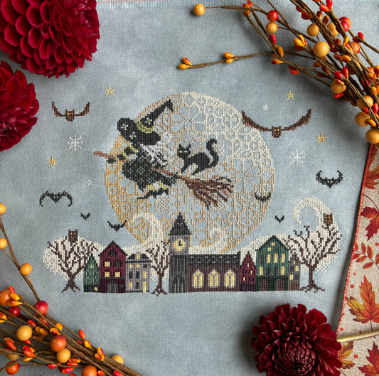 Night Riders - Cross Stitch Kit: 32ct Evenweave