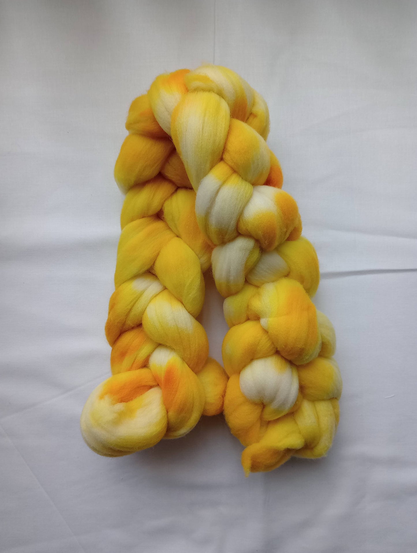 Hand Dyed Roving - Rambouillet - 100 gram Braids
