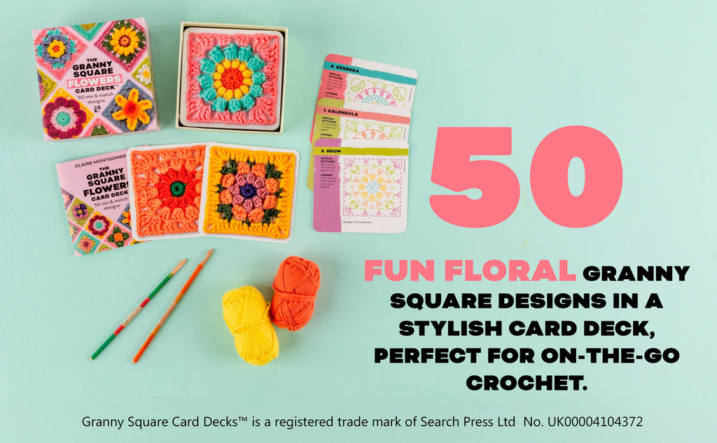 Baraja de tarjetas Granny Sq Flowers de Penguin Random House LLC