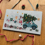 Driving Home for Christmas - Cross Stitch Kit by Love Poppet