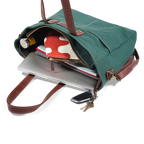 Bolsa tote Essential, Waxed Hunter Green de MAIKA
