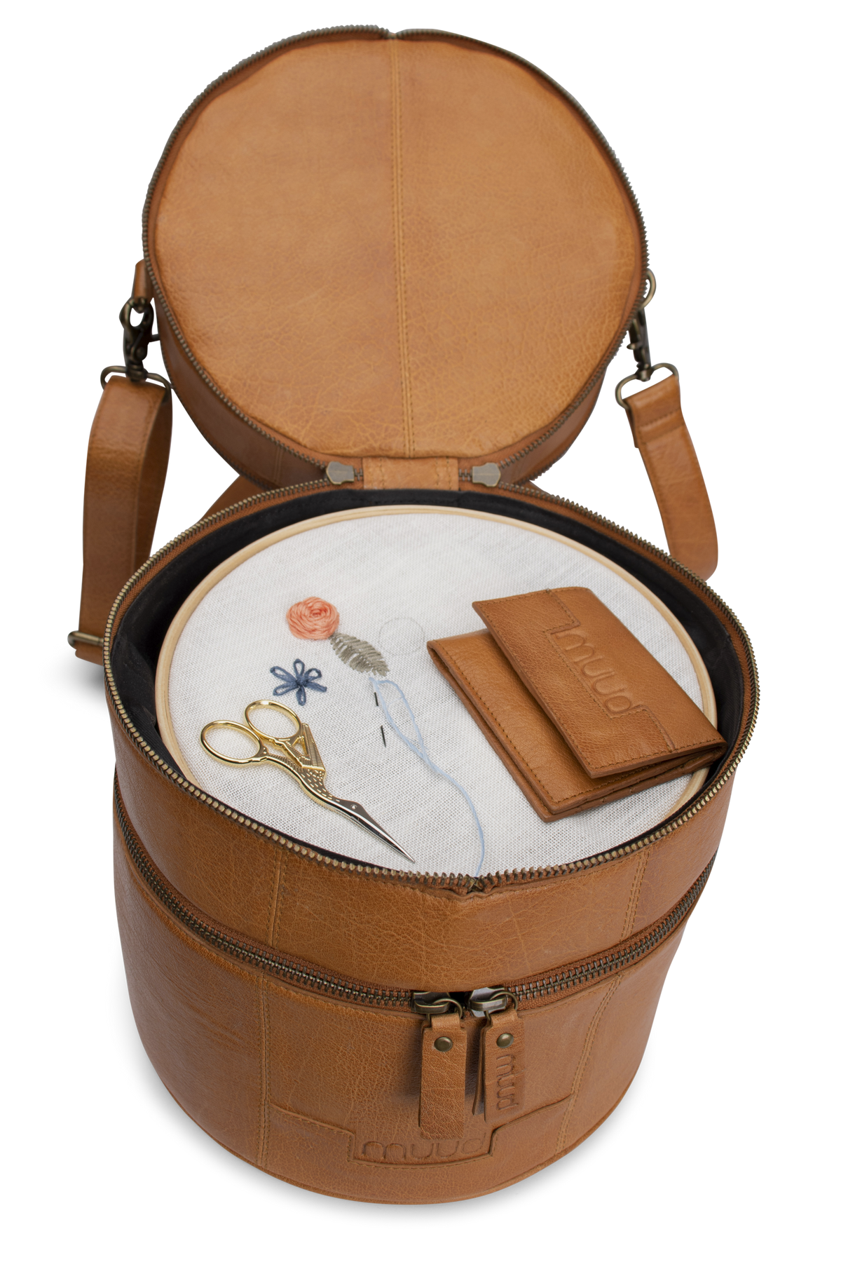 Bolsa para proyectos Bturn: Whisky / Talla única de Muud