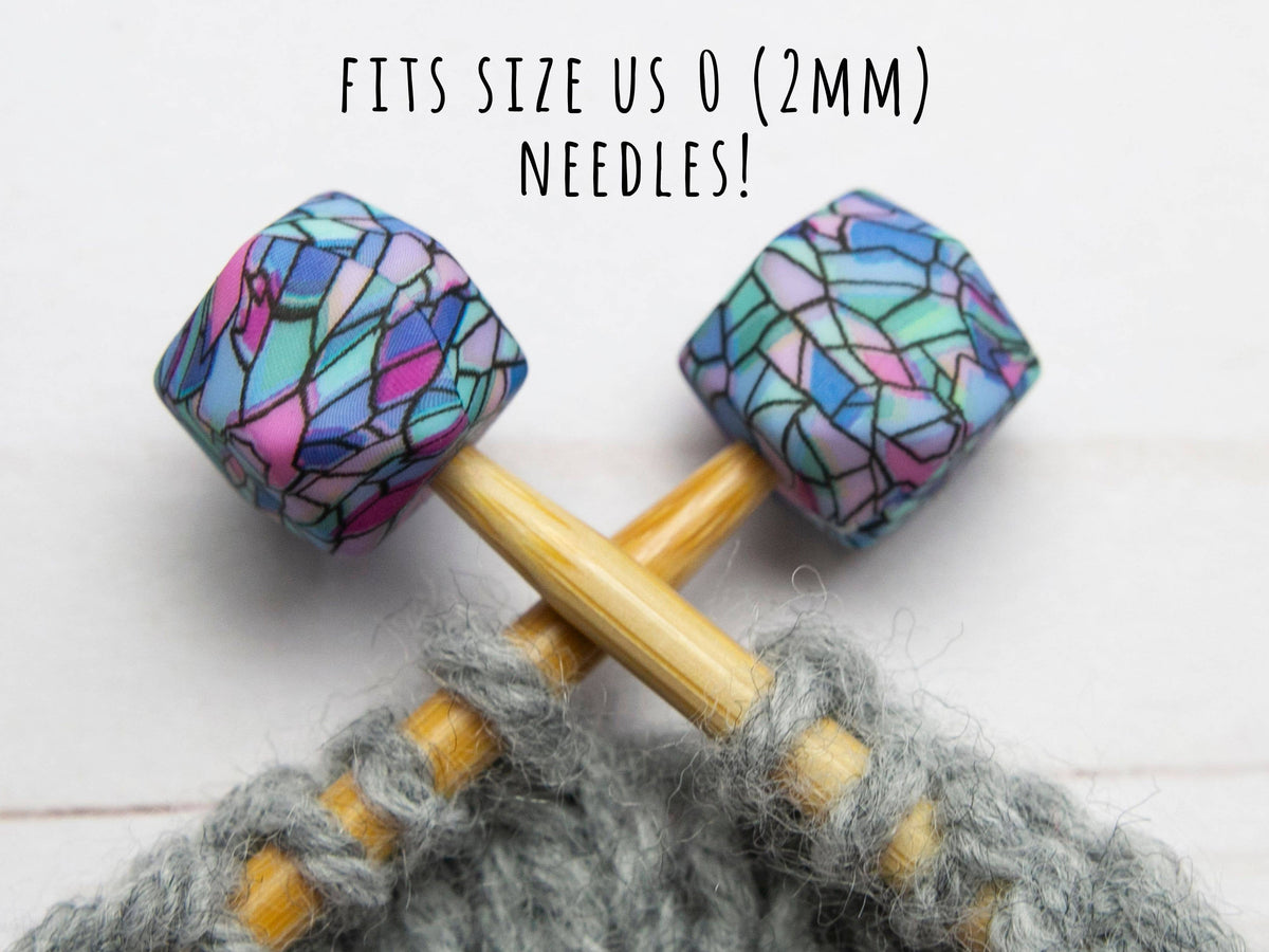*Orificio pequeño* Stained Glass Hexagon | Stitch Stoppers de Fox & Pine Stitches
