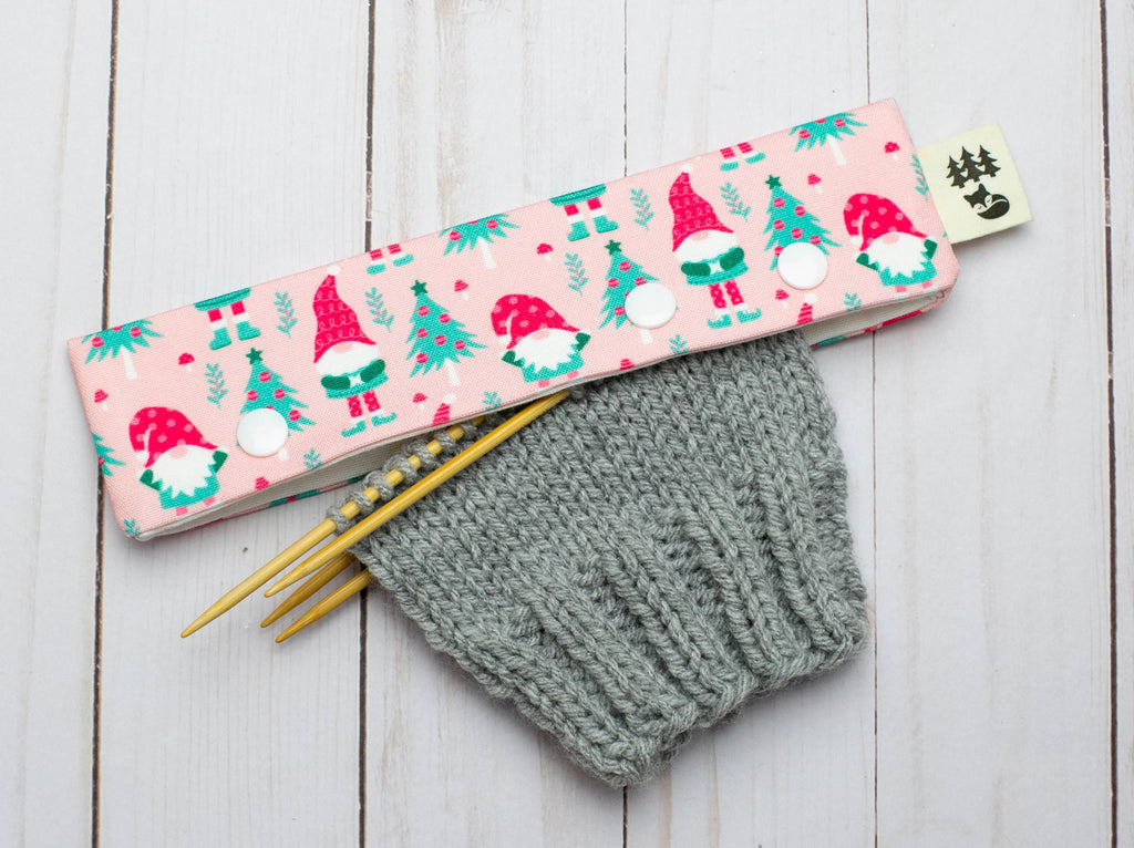 Festive Gnome | Portaagujas de doble punta de Fox & Pine Stitches