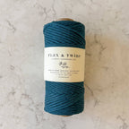 Cuerda trenzada de algodón Ashton de 5 mm de Flax & Twine