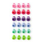 Cable Locks - Circular Needle Cord Stops: Periwinkle / Small (up to US 4)