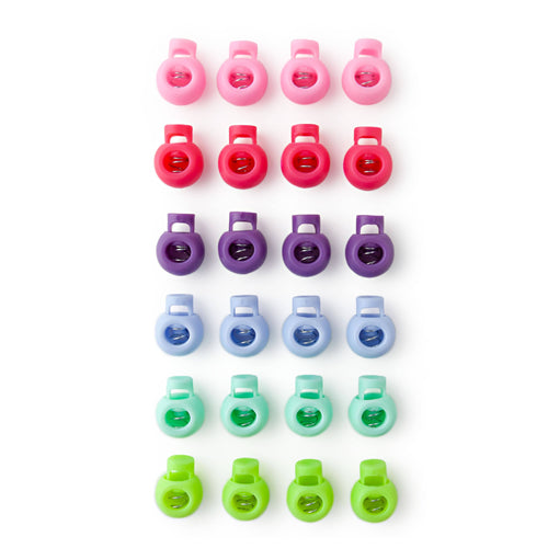 Cable Locks - Circular Needle Cord Stops: Bubble Gum / Small (up to US 4)