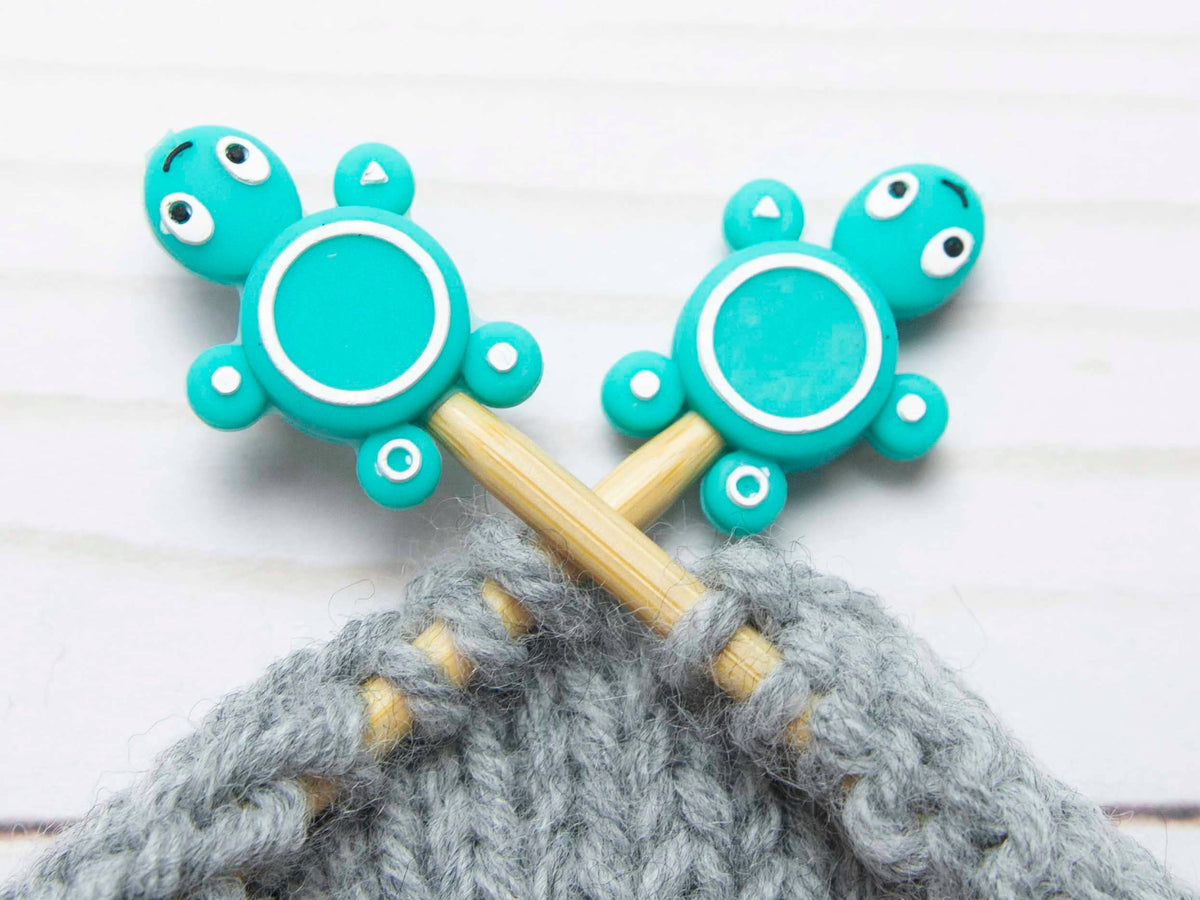 Little Turtle | Topes de puntos (Stitch Stoppers) para tejer de Fox & Pine Stitches
