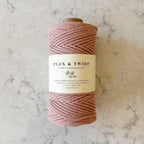 Cuerda trenzada de algodón Ashton de 5 mm de Flax & Twine