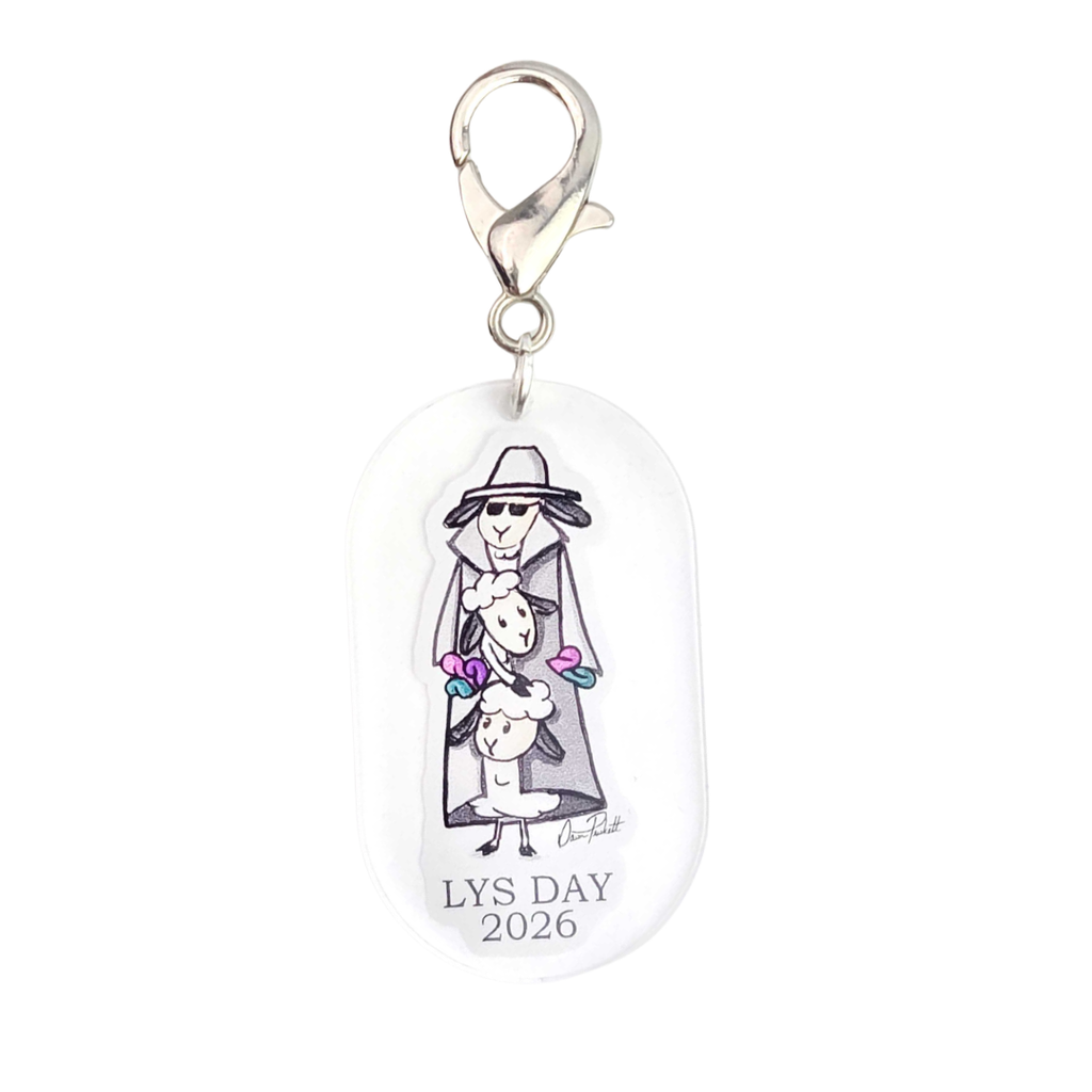2026 LYS Day Exclusive Stitch Marker by Twice Sheared Sheep