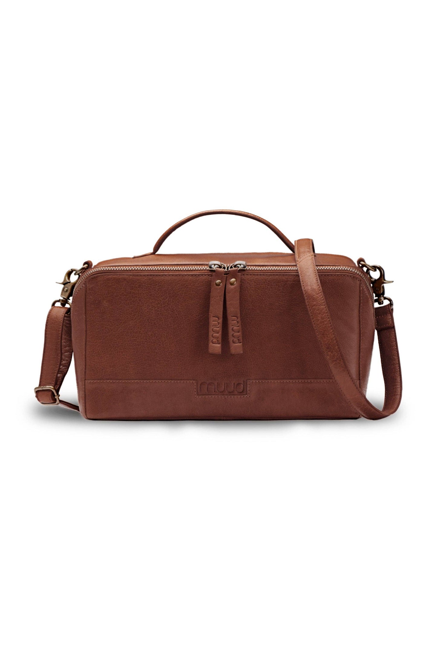 Cleo midi Project Bag: Rich Brown / One size