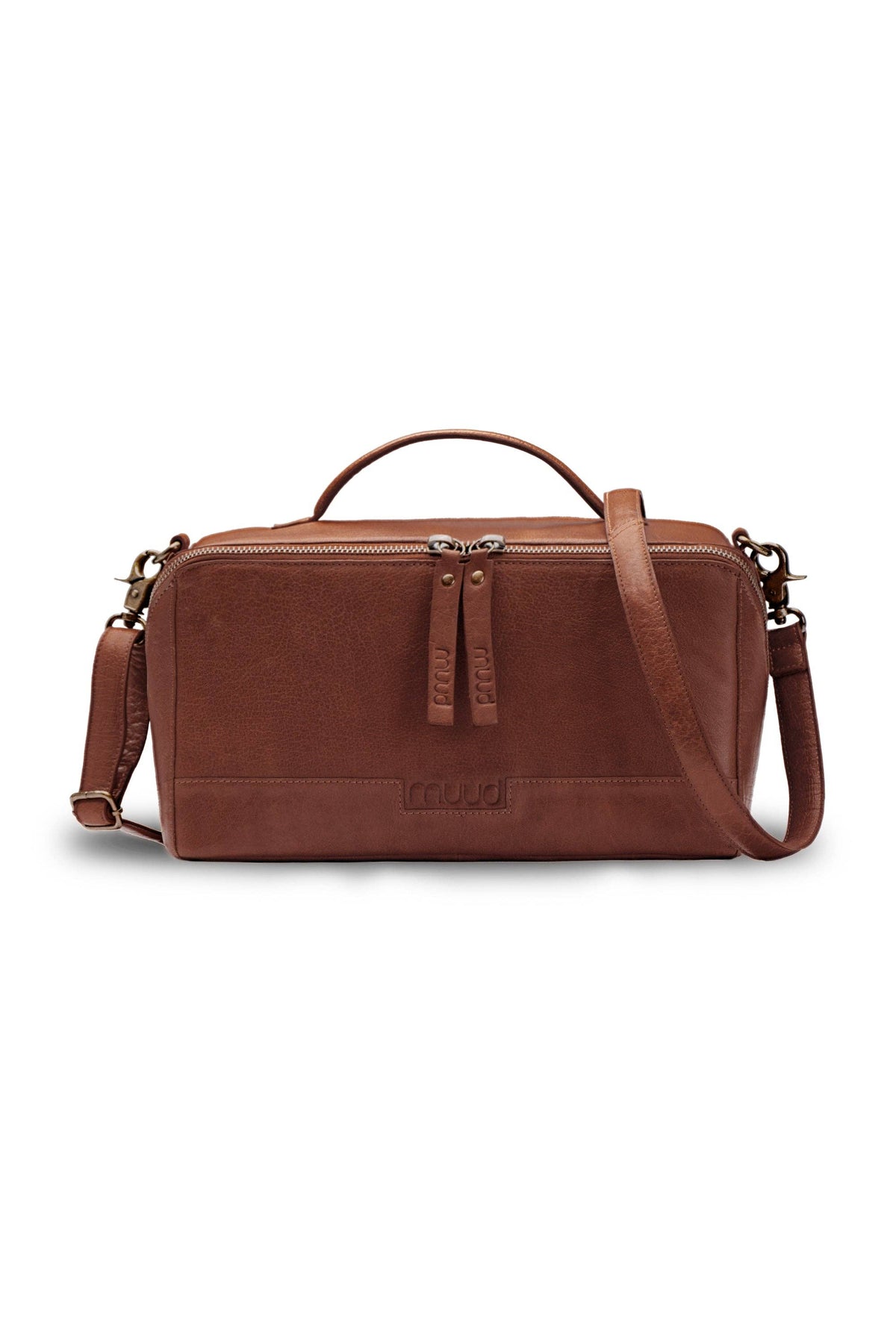 Bolsa para proyectos Cleo midi: Rich Brown / Talla única de Muud