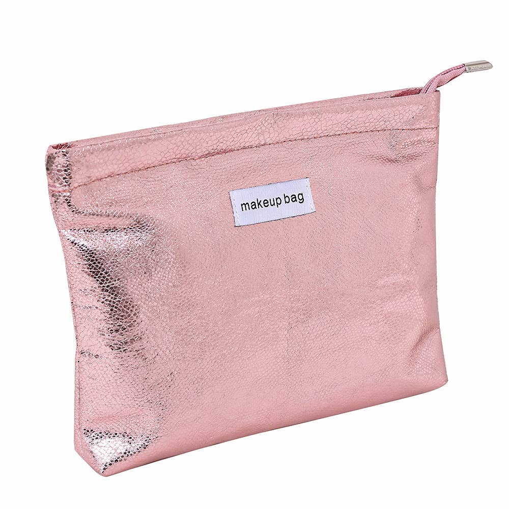 Mini Makeup Bag, Cute Small Makeup Bag for Purse: Gold