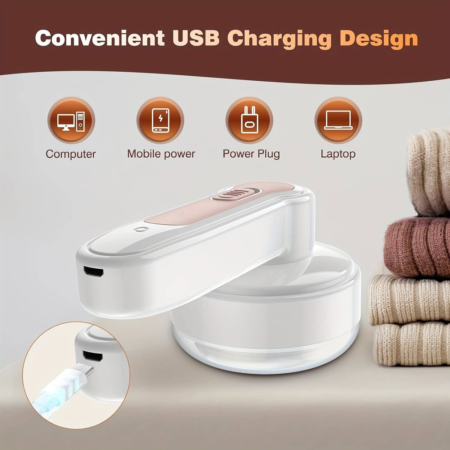 Fabric Shaver with One More Blade Electric Lint Remover