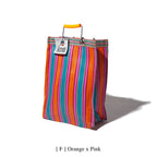 BOLSA DE RAYAS DE PLÁSTICO RECICLADO - Rectangular D15: Red x Blue de Puebco