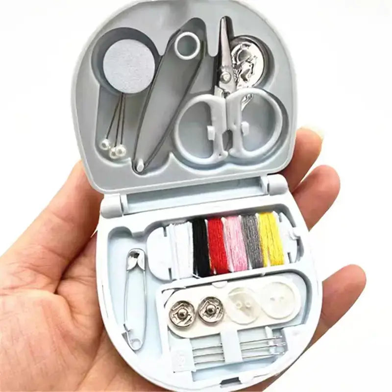 Portable Mini Sewing Kit, Emergency Clothing Fix Kit, Gift: Pink by Magnifique Hearts