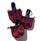 Jacquard Fabric Drawstring Bag by Puebco