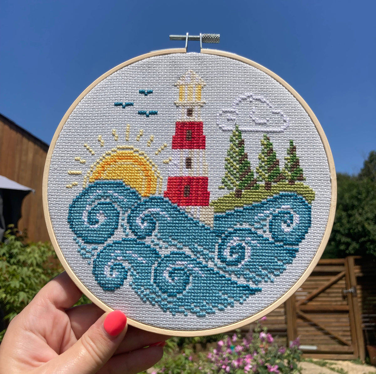 Going Coastal - Kit de punto de cruz de Love Poppet