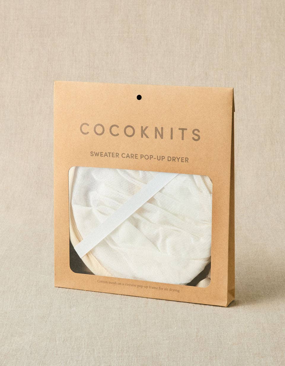 Secador plegable (pop-up) para suéteres de Cocoknits
