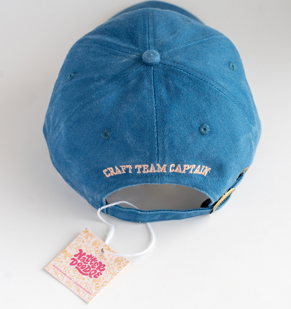 Crafting Is My Favorite Sport Team Captain Dad Cap Crafts