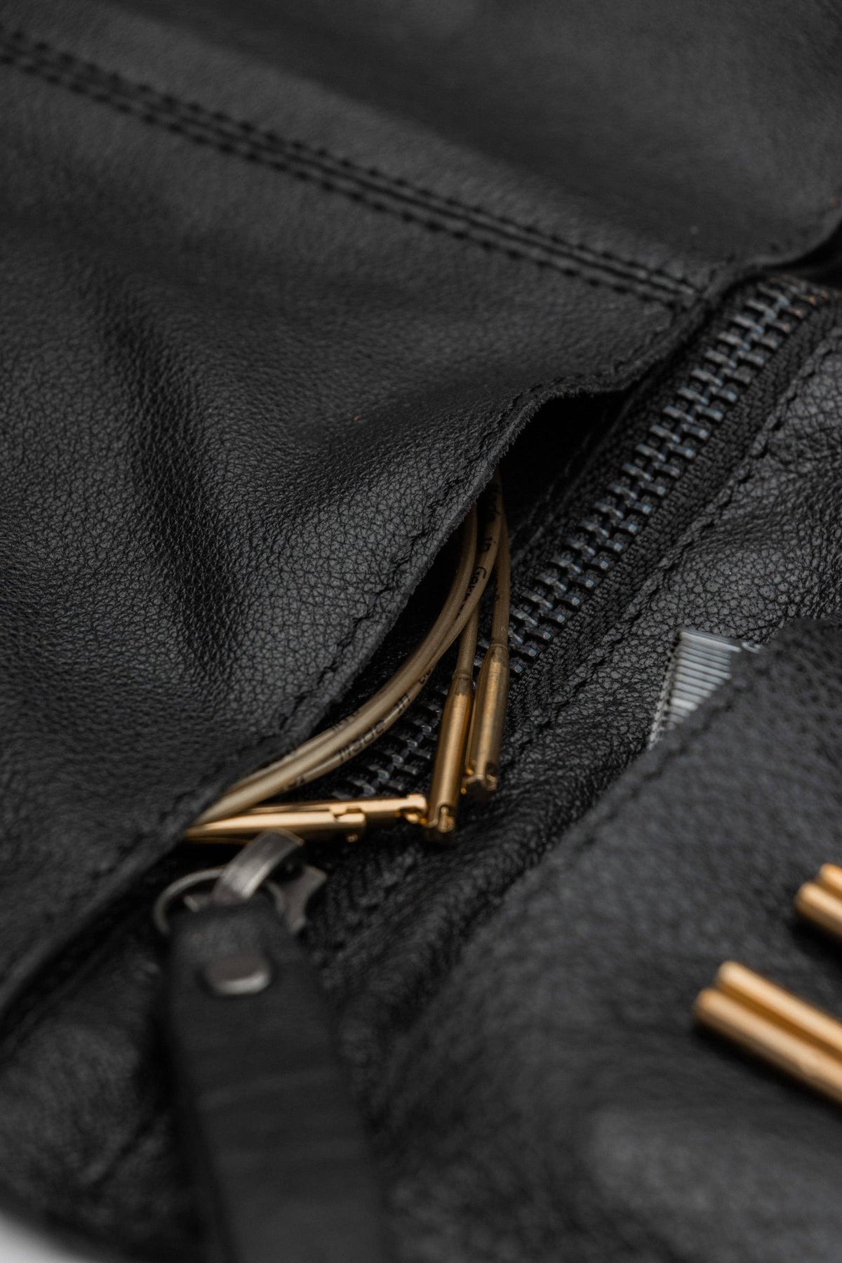 Estuche para agujas Stockholm: Black / Talla única de Muud