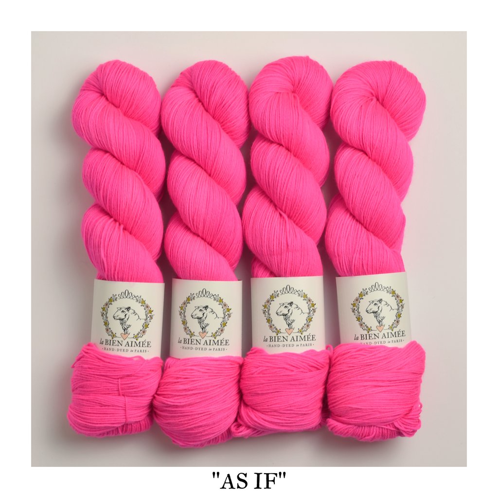 La Bien Aimee - Merino Super Sock, "AS IF"