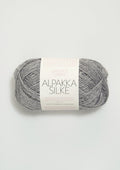 Alpakka Silke, Grey