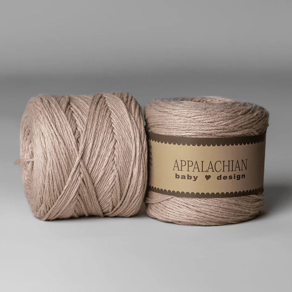 Ovillo de estambre de algodón orgánico de EE. UU., Sport (fino), Baby Doe